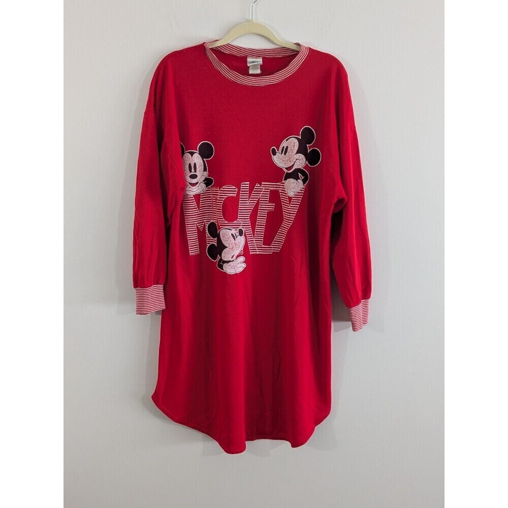 Disney Mickey & Co Vintage Mouse Sweater Dress Cozy Character Size Small Womens